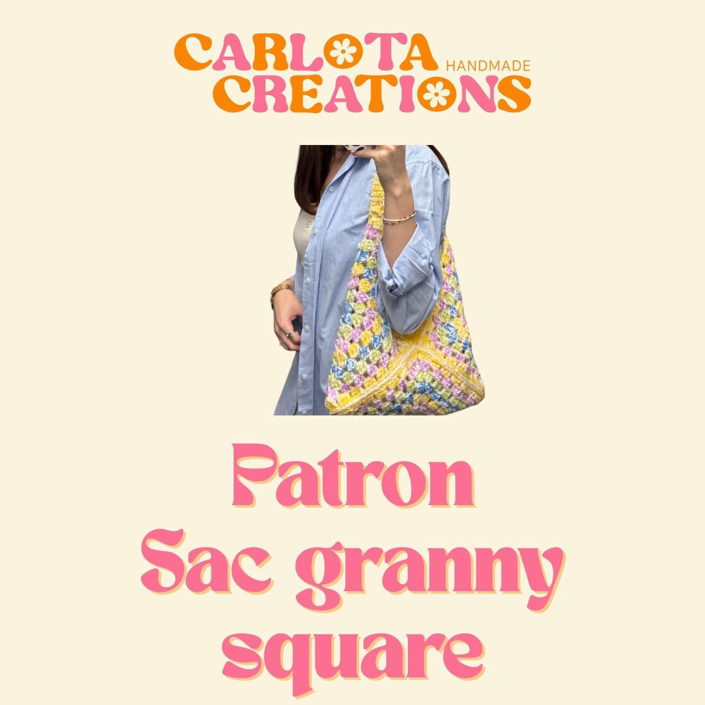 Patron Sac Granny Square